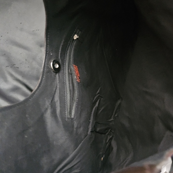 Vintage Handmade Beaded Floral Embroidered Red Tote Bag - Picture 8 of 11